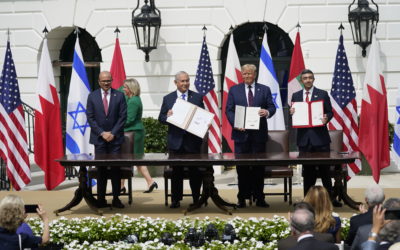 The signing of the Abraham Accords