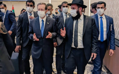 A beautiful moment in Dubai: President Herzog asks representatives of the Jewish community to answer him to perform a Kaddish artist on his mother